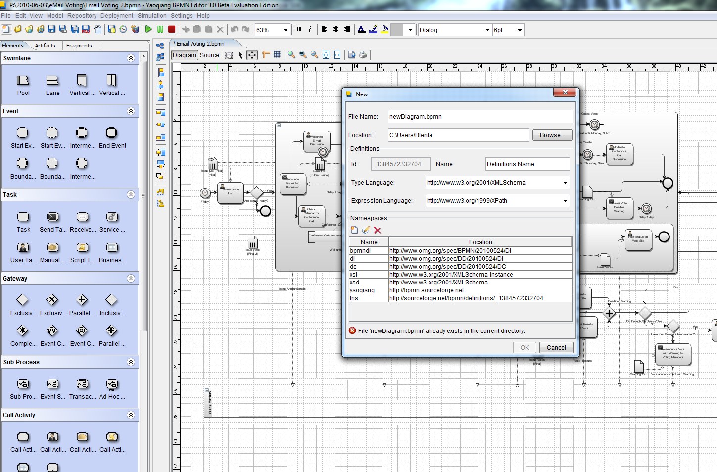 Редактор bpmn диаграмм